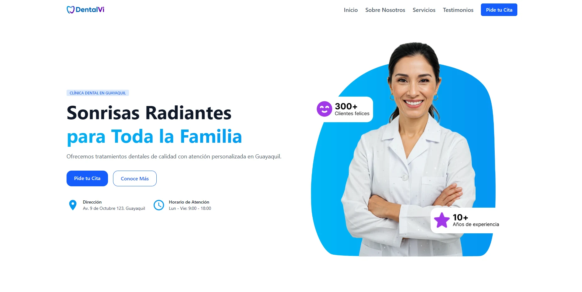 Web para Clínica Dental: DentalVi